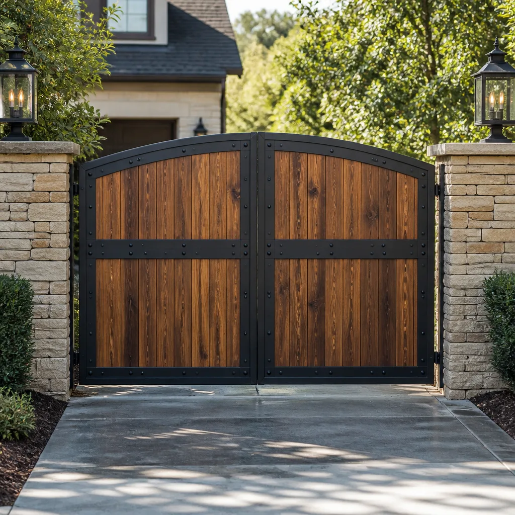 Wood & steel frame